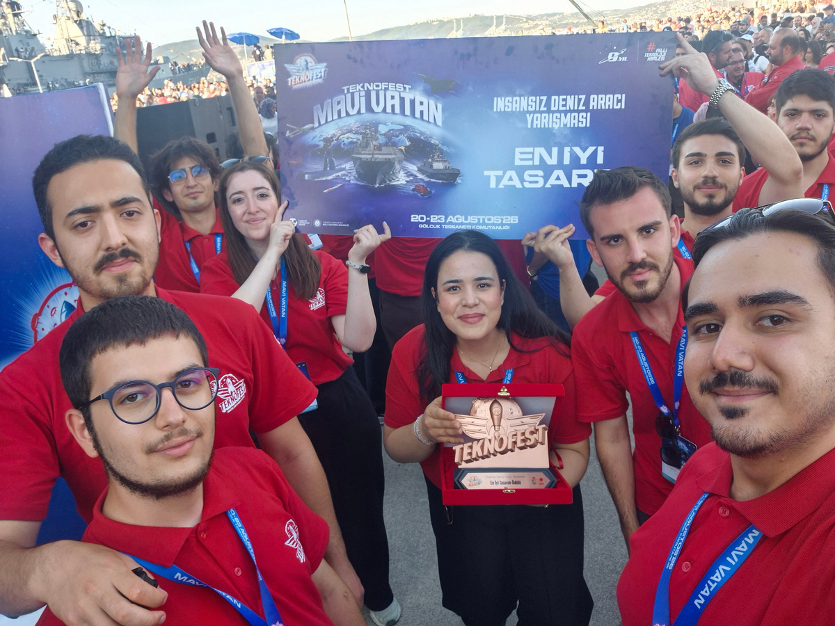 MGM Navaris ekibi TEKNOFEST En İyi Tasarım Ödülü ile